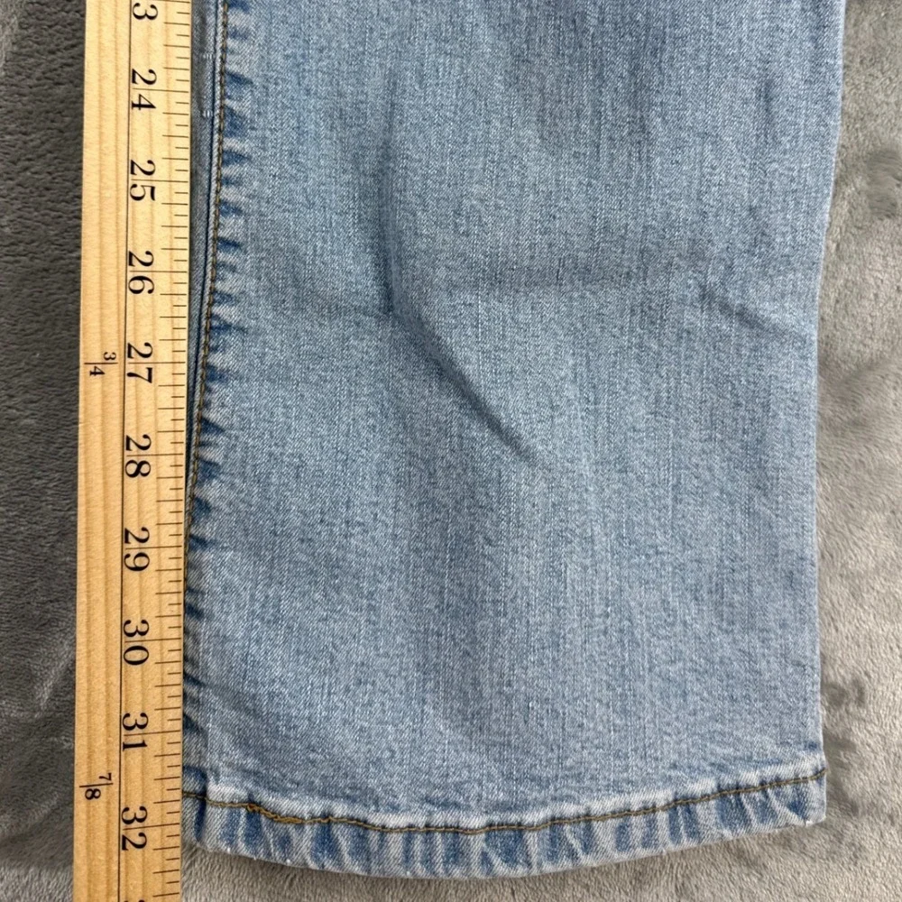 Levis 550 Relaxed Boot Cut Jeans Light Wash Blue Denim Mens 14M 33x32